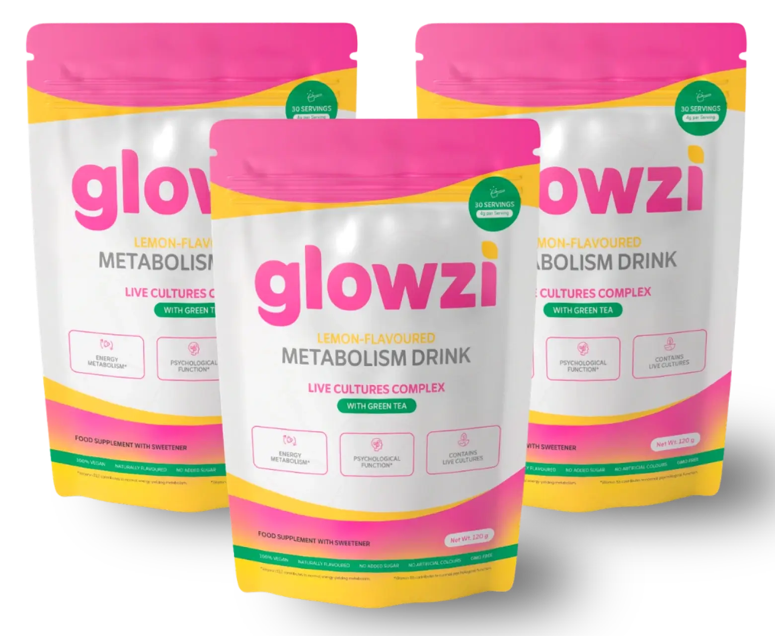 Glowzi Drink 3 Pouches
